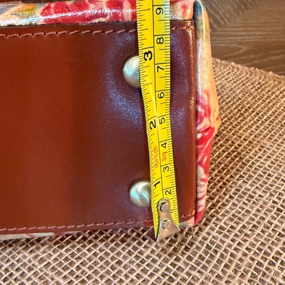 Patricia Nash Zelia Aegean Blooms Frame Convertible Bag - Picture 14 of 14